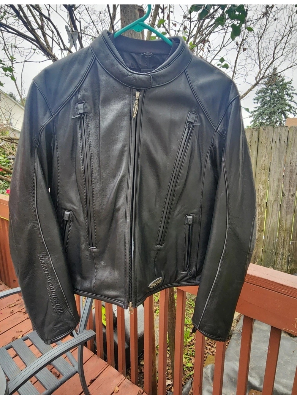 Harley Davidson Women's FXRG Leather Jacket: Size Large 12-14 Lightly Used